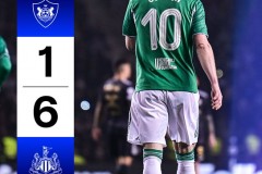 欧冠卡拉巴赫1-6纽卡斯尔联 戈登大四喜